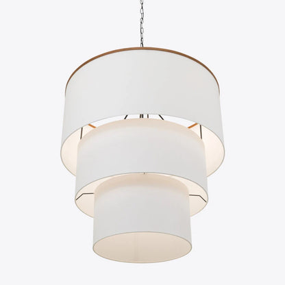 Willow White Fabric Pendant