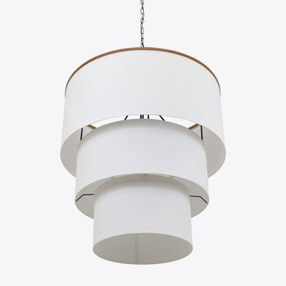 Willow White Fabric Pendant