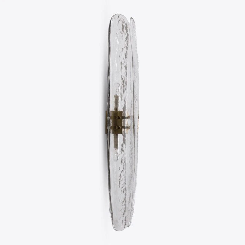 Dahlia Curved Glass Wall Light