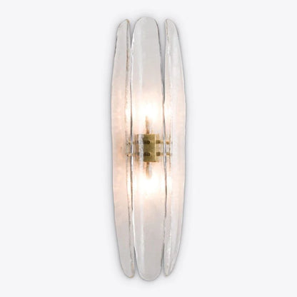 Dahlia Curved Glass Wall Light