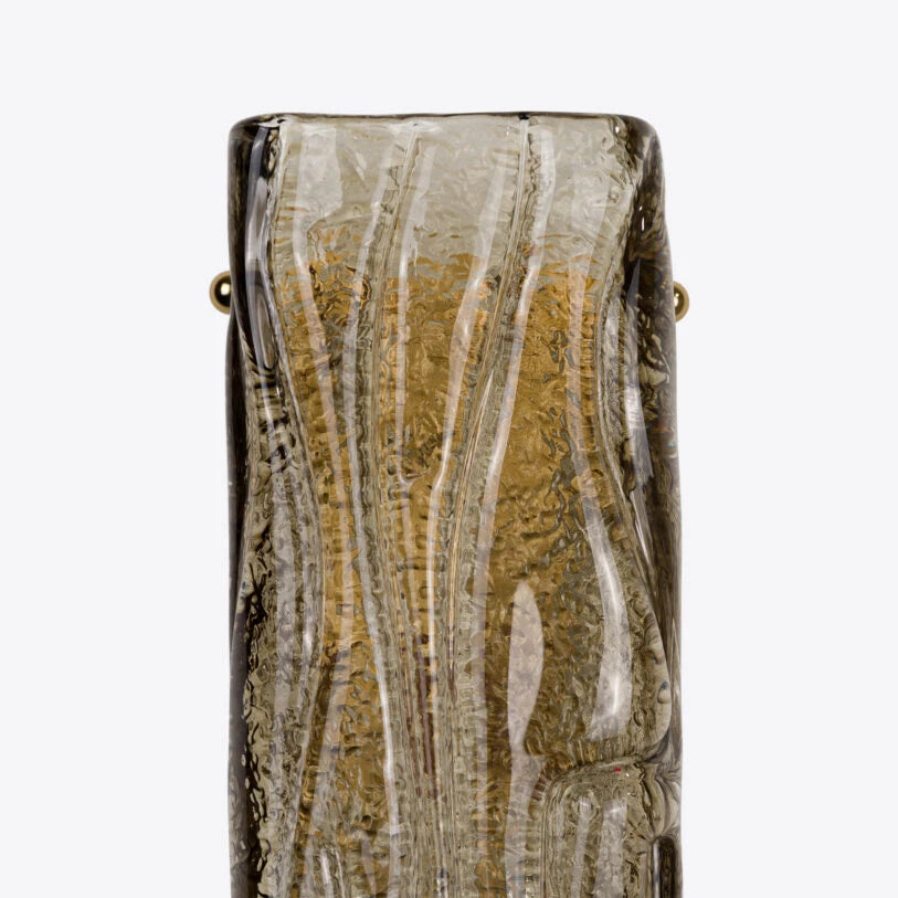 Viaggio Murano Smoked Glass Wall Light