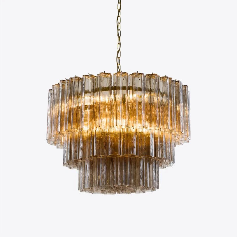 Treviso Fluted Glass Chandelier