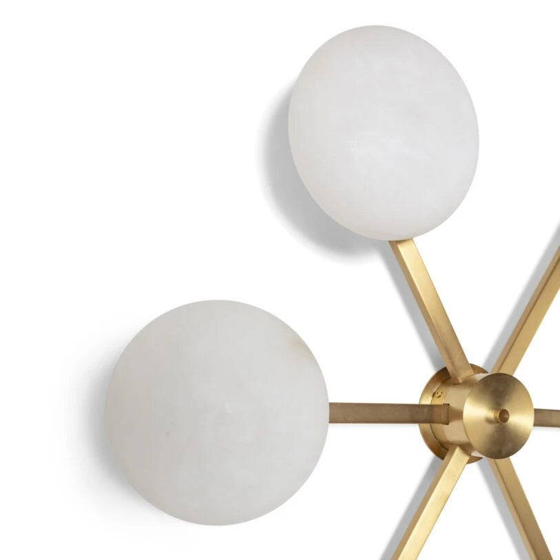 Rossi Sputnik Alabaster Wall/Ceiling Light