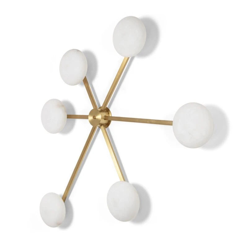 Rossi Sputnik Alabaster Wall/Ceiling Light