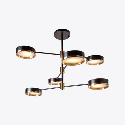 Tiered Moscow Disc Chandelier