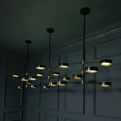 Tiered Moscow Disc Chandelier