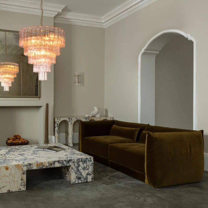 Treviso Fluted Glass Chandelier