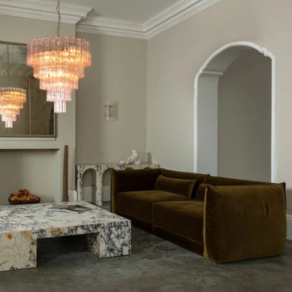 Treviso Fluted Glass Chandelier