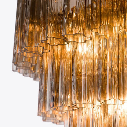 Treviso Fluted Glass Chandelier