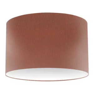 Paprika Silk Drum Lampshade