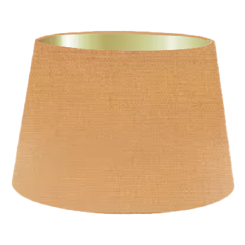 Peach Silk French Drum Lampshade