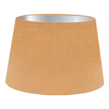 Peach Silk French Drum Lampshade