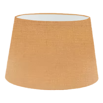 Peach Silk French Drum Lampshade