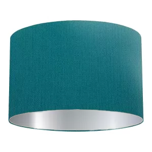 Peacock Cotton Drum Lampshade