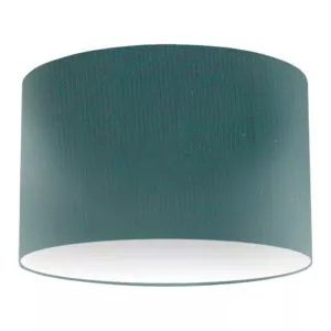 Peacock Silk Drum Lampshade