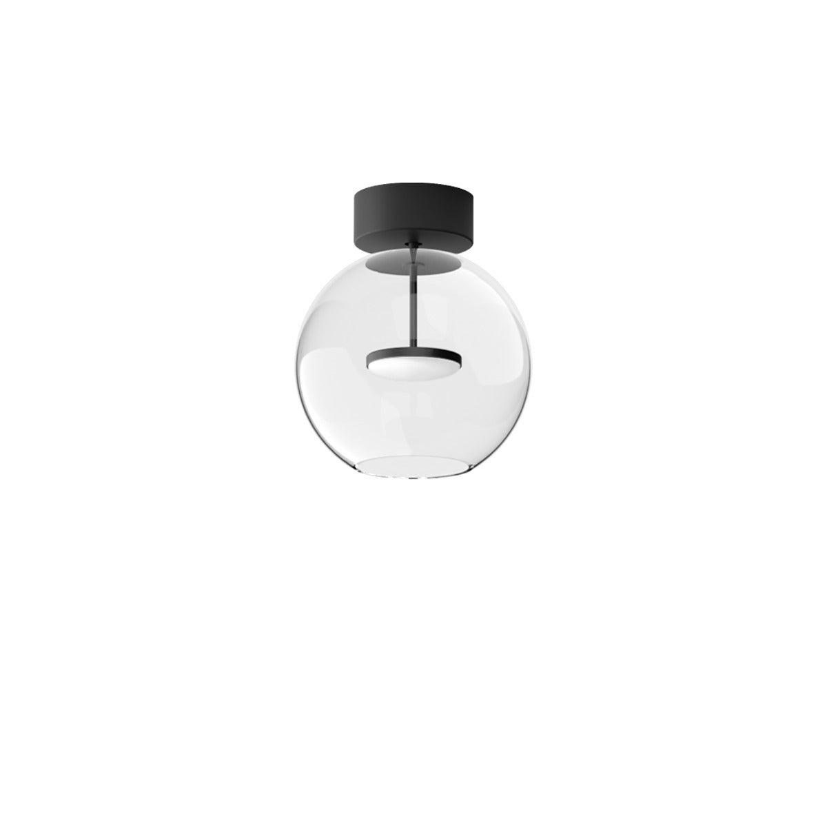 Cristalbolla_S Glass Ceiling Light