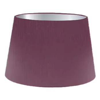 Plum Silk French Drum Lampshade