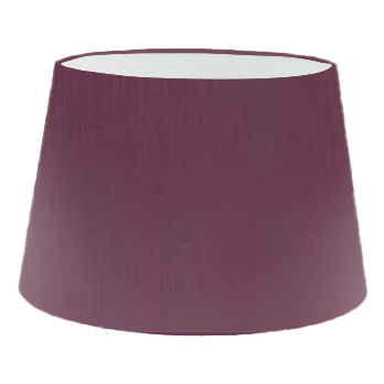 Plum Silk French Drum Lampshade