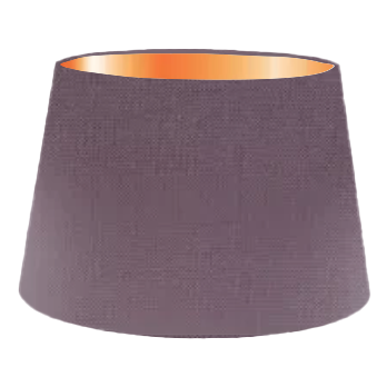 Prune Silk French Drum Lampshade