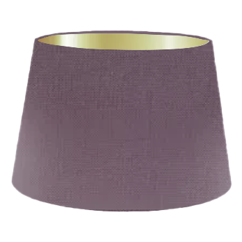 Prune Silk French Drum Lampshade