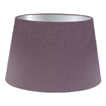 Prune Silk French Drum Lampshade