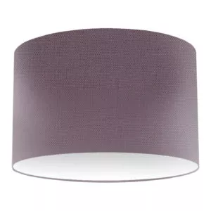 Prune Silk Drum Lampshade