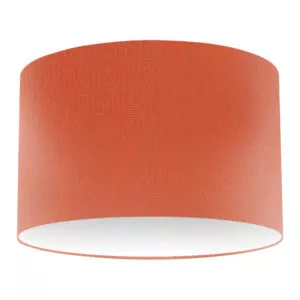 Pumpkin Silk Drum Lampshade