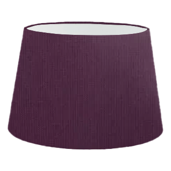 Purple Cotton French Drum Lampshade