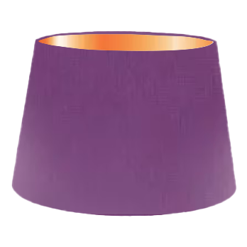 Purple Silk French Drum Lampshade