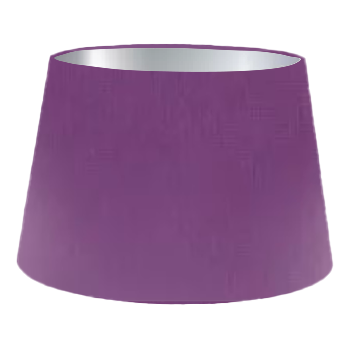 Purple Silk French Drum Lampshade