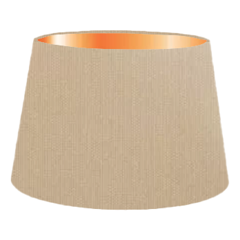 Putty Cotton French Drum Lampshade