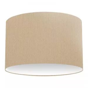 Putty Cotton Drum Lampshade