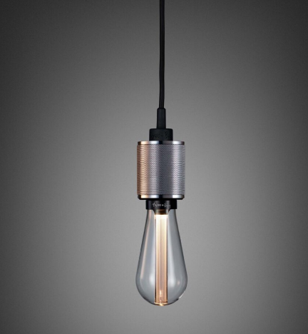 Heavy Metal Bare Bulb Pendant