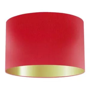 Ruby Silk Drum Lampshade