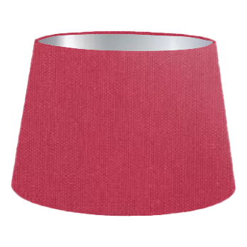 Raspberry Cotton French Drum Lampshade