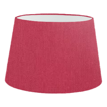 Raspberry Cotton French Drum Lampshade