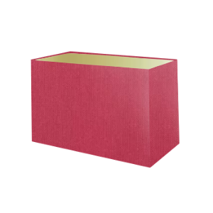 Raspberry Cotton Rectangle Lampshade