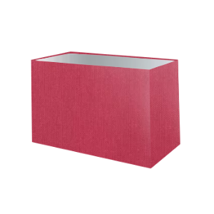 Raspberry Cotton Rectangle Lampshade