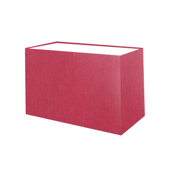 Raspberry Cotton Rectangle Lampshade