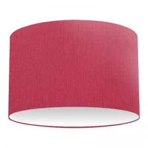 Raspberry Cotton Drum Lampshade