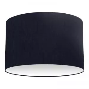 Royal Blue Cotton Drum Lampshade