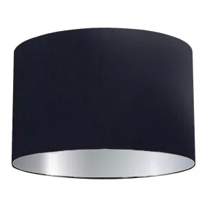 Royal Blue Cotton Drum Lampshade