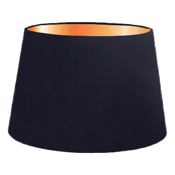 Royal Blue Cotton French Drum Lampshade