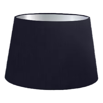 Royal Blue Cotton French Drum Lampshade