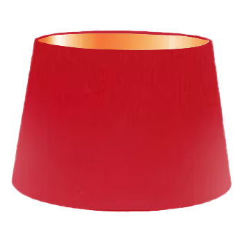 Ruby Silk French Drum Lampshade