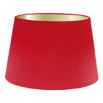 Ruby Silk French Drum Lampshade