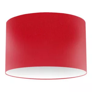 Ruby Silk Drum Lampshade