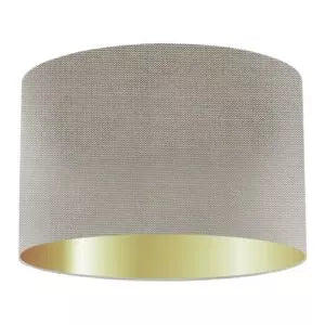 Silver Birch Silk Drum Lampshade