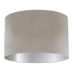 Silver Birch Silk Drum Lampshade