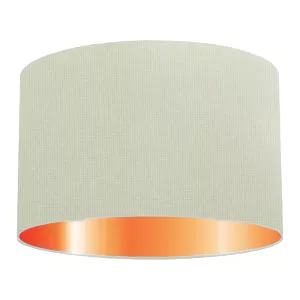 Sage Cotton Drum Lampshade